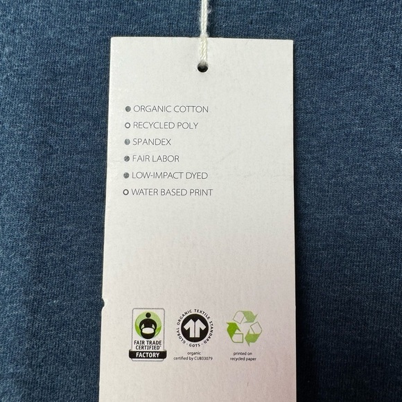 NWT Synergy Organic Cotton Sleeveless Dress in Blue Size Extra Small - Picture 5 of 6